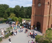 Accueil au centre du village - Transhumance 2018