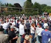 Accueil au centre du village - Transhumance 2018